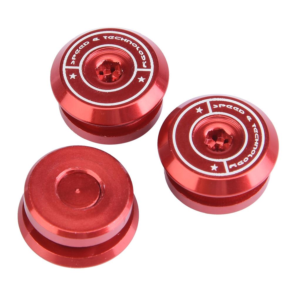 3 Pcs Motorcycle Cleaner Decorative Cover for Xmax300 2017-2018(Red)