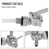Brand New High Quality Switch Valve Fuel Parts Replacement 1/4inch Hose Stainless Steel 1PCS 90 Degree Accessories