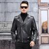 Leather Jacket First Layer Cowhide Jacket Trendy Men Fashion Locomotive Fur Jacket