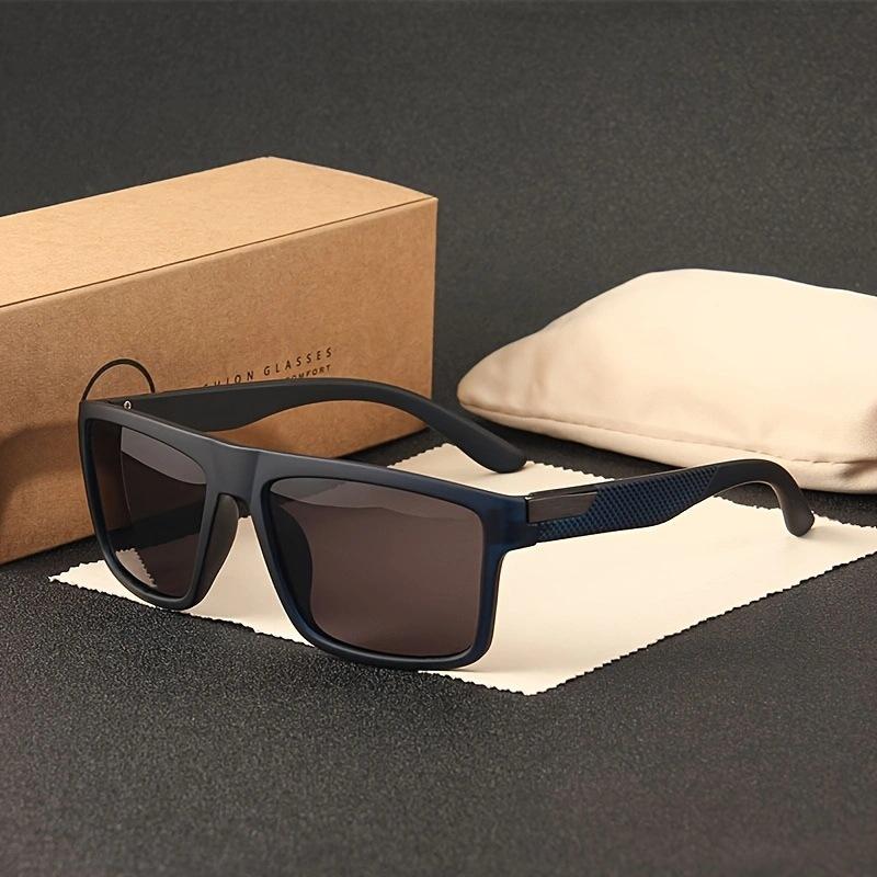 

Мужские поляризованные простые персонализированные солнцезащитные очки в оправе из поликарбоната коричневого цвета для вождения на открытом воздухе мужские декоративные очки для рыбалки