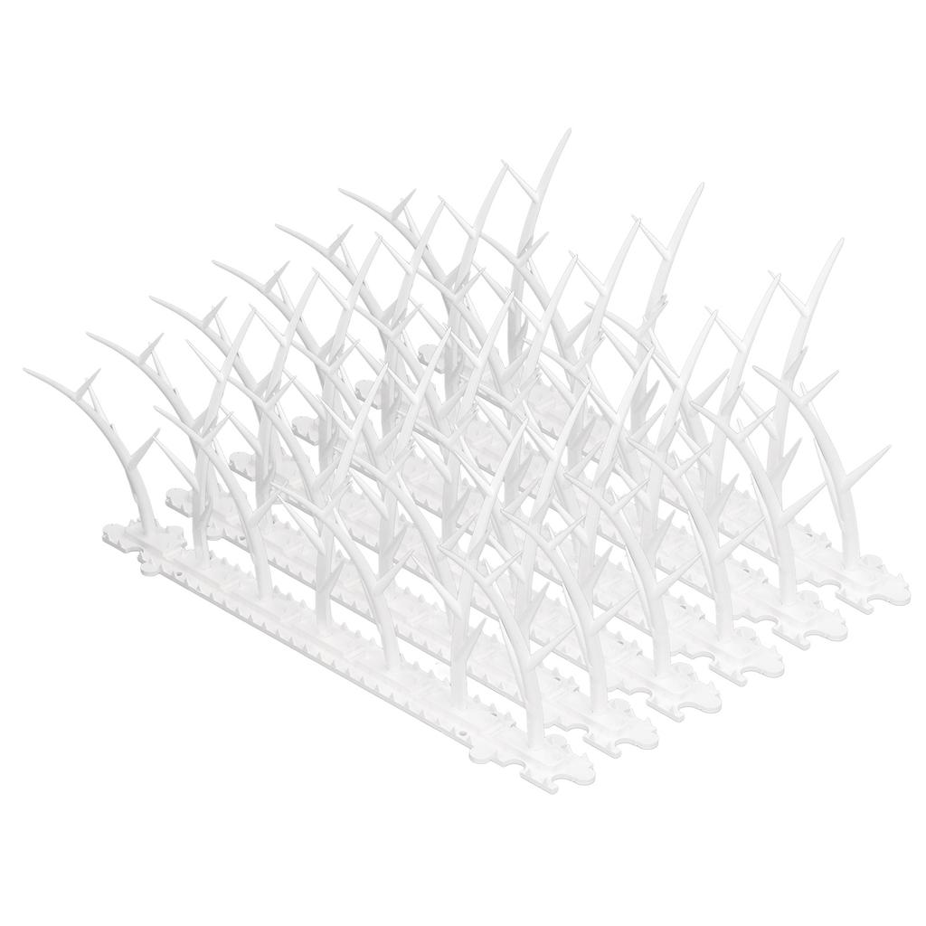30cm Bird Deterrent Spikes Plastic Bird Repellent Spikes for Fence Roof Mailbox Window