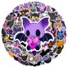 10/60Pcs Cartoon Bat Stickers Cute Animal Graffiti Stickers for DIY Luggage Laptop Skateboard Motorcycle Bicycle Stickers