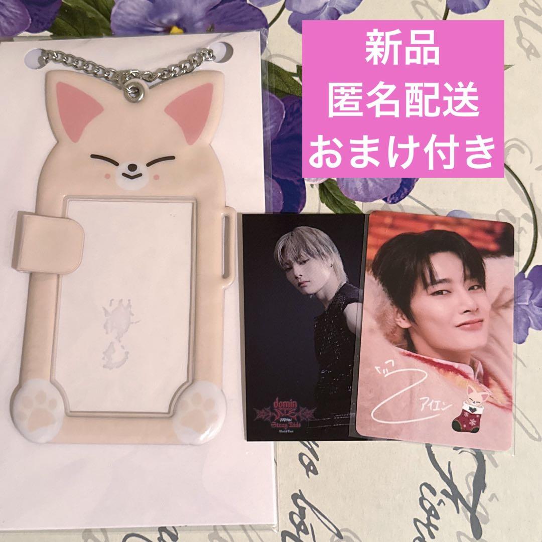 

[Б/У] Stray Kids I.N Foxxny Кейс для торговых карточек Фотокарточка Брелок I.N