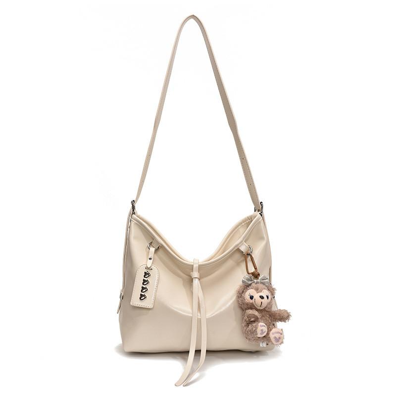 Duffy Pendant Large Capacity Pu Shoulder Bag For Women With Inner Zip Pocket For Work