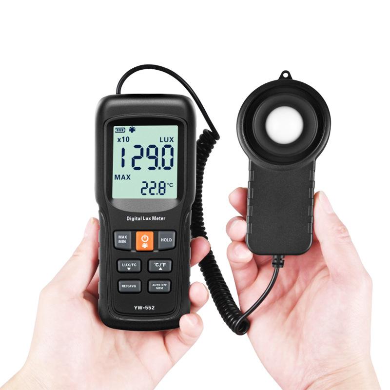 YW-552 Split Type High-precision Photometer Photometer, Brightness Meter Digital Illuminometer