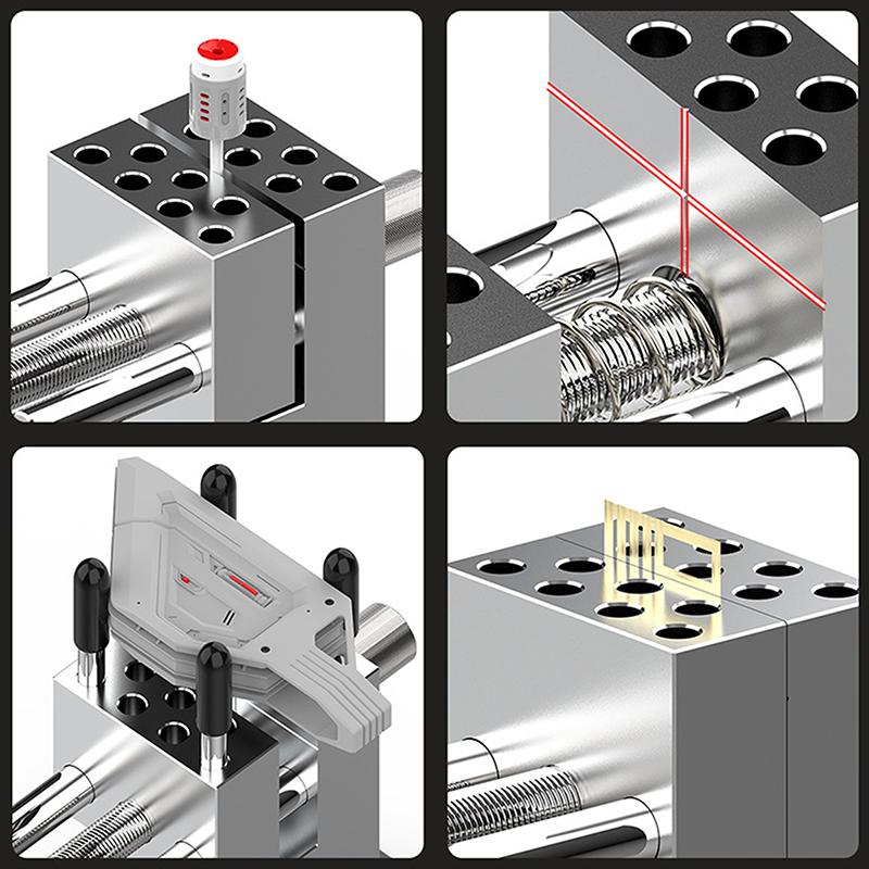 

Мини Портативные Тиски 2 в 1 Микро-Верстачные Тиски Для Сборки Моделей Прецизионный Зажим Инструмент Для Фиксации Масштабных Моделей DIY Аксессуар