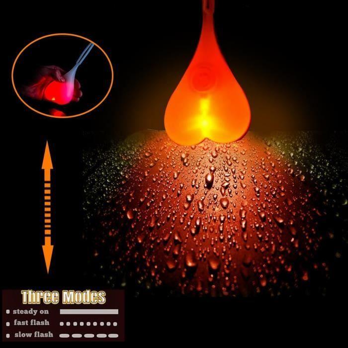 Zadní světla na kolo - Koule - 2KS - Vodotěsná LED - Červená a Zelená - Noční výstraha