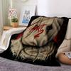 1Pc Horror Puppet Scene Blanket For Couch Bed Plush Cozy Fuzzy Blanket Super Soft Warm Blankets For Fall And Winter 0918141