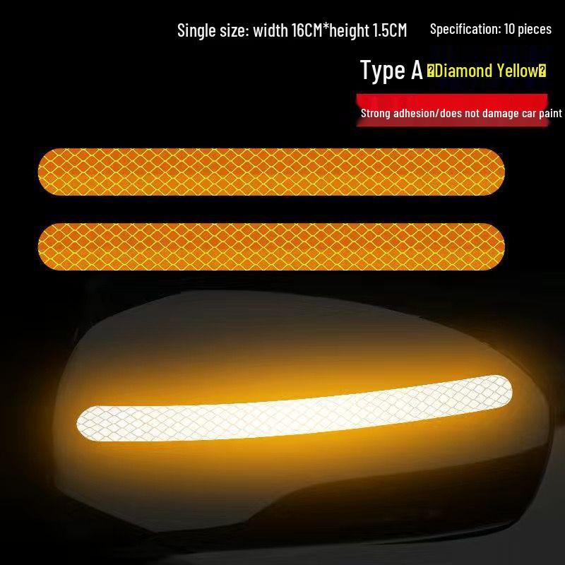 

High-Visibility Reflective Sticker for Electric Cars, Bikes, and Motorcycles