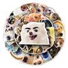 50 Stück Husky Welpen Aufkleber Corgi Shiba Inu Aufkleber Spielzeug Meme Hund Aufkleber Handbuch