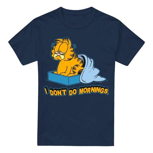 Garfield Mens I Don´t Do Mornings T-Shirt