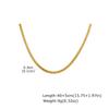Stainless Steel Plated 18K Gold All-Light Mesh Necklace 3Mm8Mm Wide, Jewelry Nc-2363