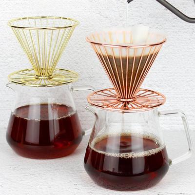 Reusable Hand Drip Coffee Set Espresso Tools Barista Accessories Filter Coffee Filter Holder Filtro Funnel Cafe Bar Machine Home