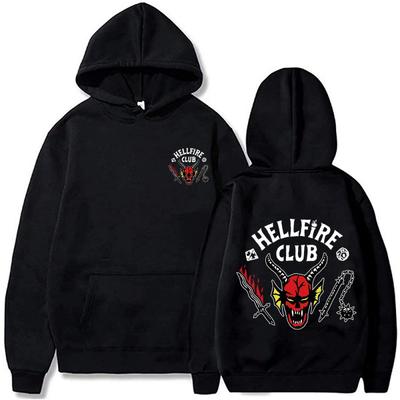 Stranger Things Printed Spring and Autumn Men's and Women's Long Sleeved Hoodie 6623