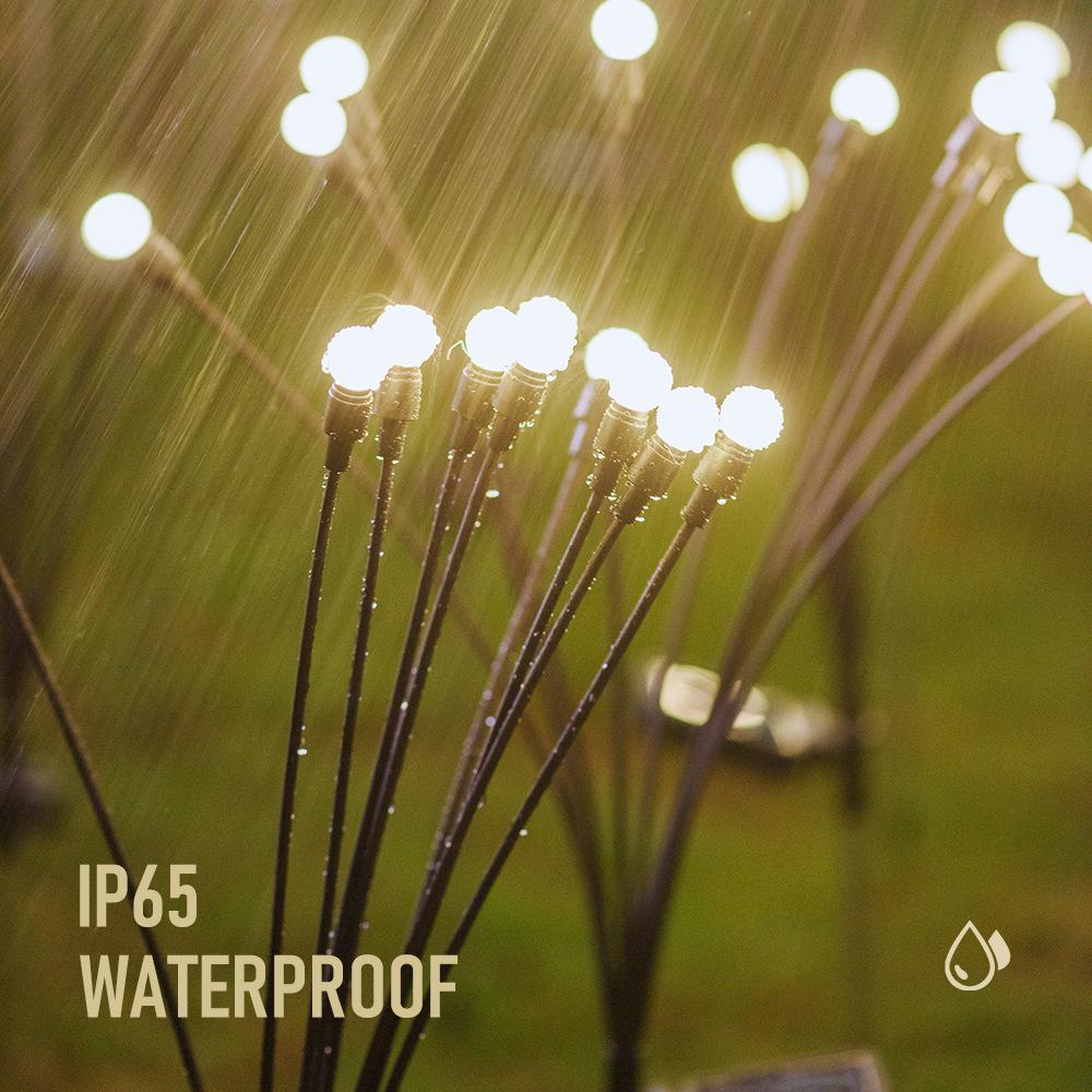 Waterproof Outdoor Solar Firefly Lights for Garden, Courtyard, and Villa Decor