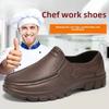 Chef shoes four season new anti slip oil resistant plus size business casual men's work EVA+TPU shoes fashion comfort soft soled