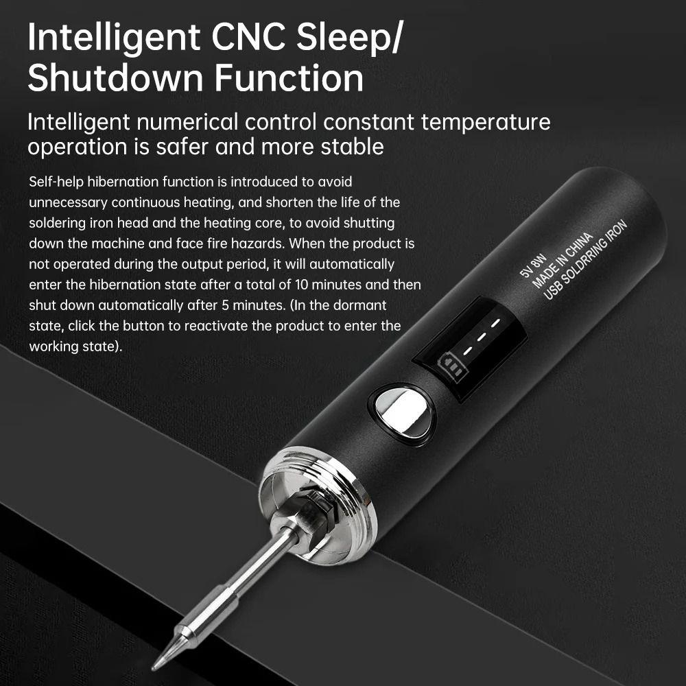 Temperature Adjustable Soldering Iron Welding Tool Plug and Play Wireless Soldering Iron  Welding
