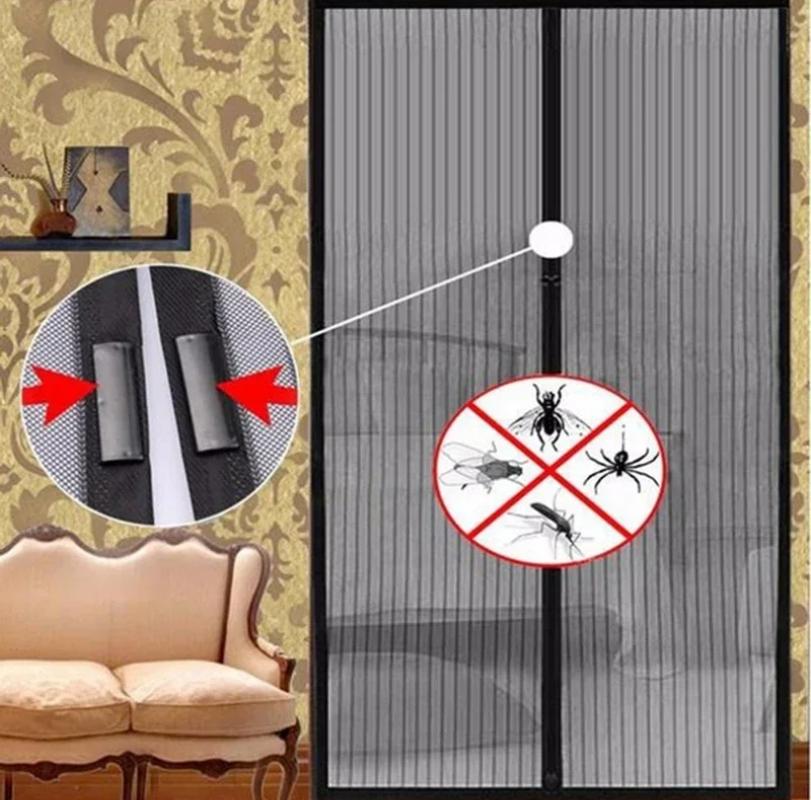 Magnetic Mosquito Net Door 80/90/100 Cms Window Curtains Automatic Closing Curtain Shades Screen Home Textile Garden