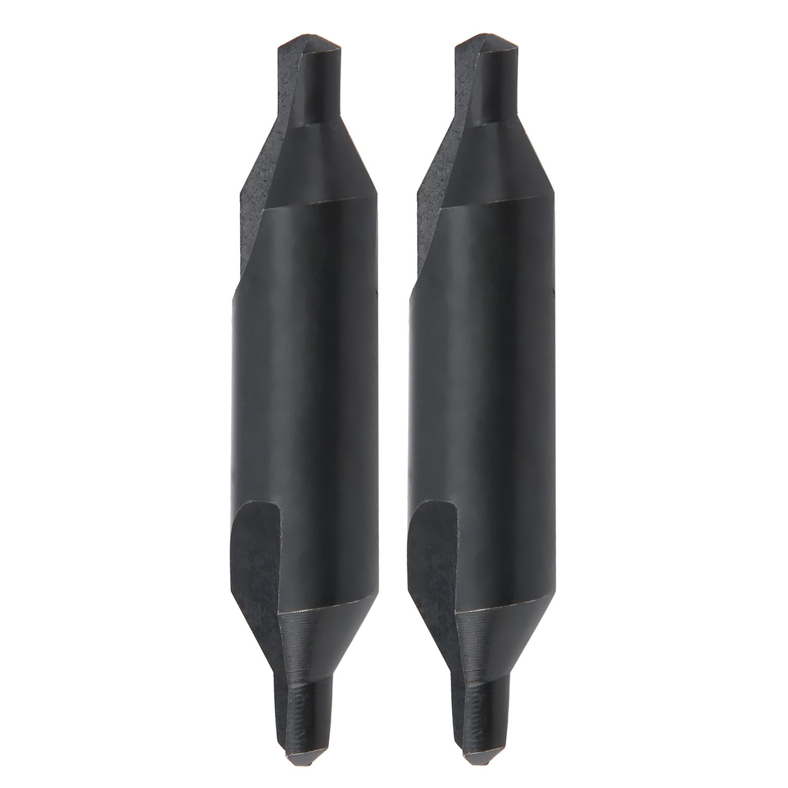 

2Pcs Centering Drill Bits High Speed Steel for Milling Machines Positioning Tools 6mm