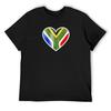 Heart for South Africa T-Shirt Valentines Clothes Anime Figures Quick-drying T Shirts Men