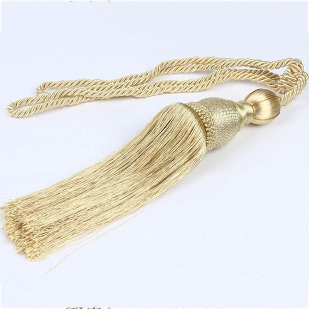 No Installation Tassel Curtain Ties Punch-free Curtain Tennis Ball Strap  Curtain Accessories