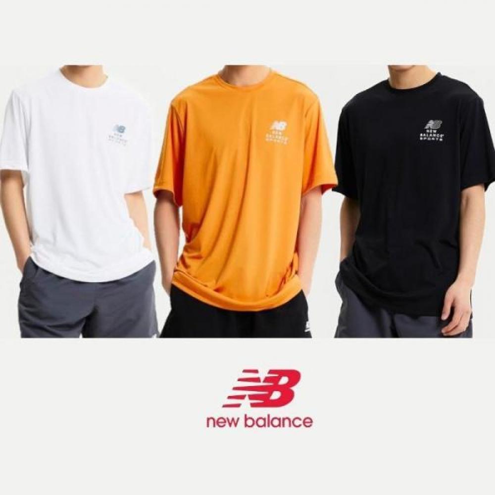 

New Balance Basic Water Short Sleeve Tee Nbnee22613 3 Types (10)White/95(M)