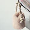 New Fashion Spring Summer Woman Handbag Accessory Part Chains Detachable Replacement Floral Silk Cotton Scarve Strap Women Chain
