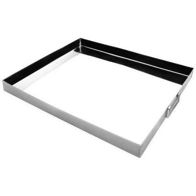 Empanada Dish - Ibili 652640 - Stainless Steel - 40 X 30 X 3.5 Cm - Rectangular