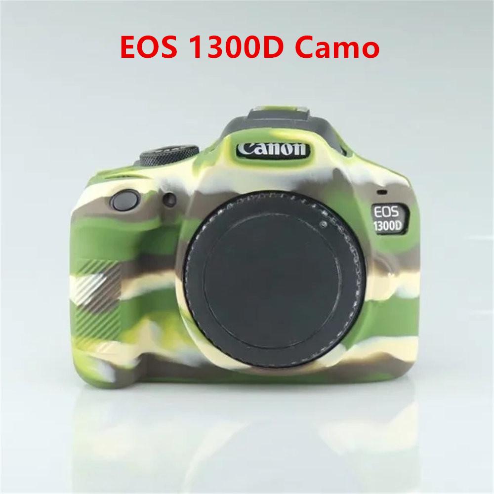 Soft Silicone Armor Camera Body Case For Canon EOS 750D 80D 800D 850D 1300D 1500D 200D 200D II Protective Skin Cover