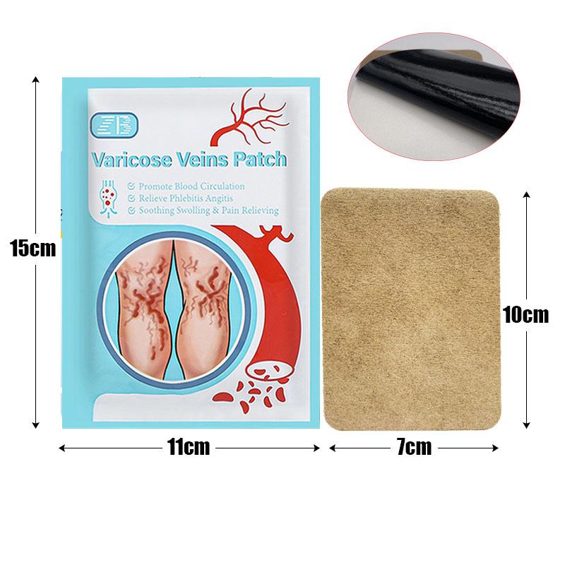 12pcs/Bag Varicose Veins Stickers Varicose Vein Healing Patch Plaster Promote Blood Circulation