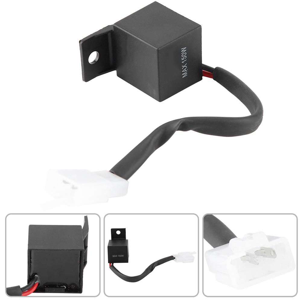 Releu intermitent LED pentru motociclete electronice cu 2 pini Bec pentru semnalizare Hyper Flash LF1SPIN