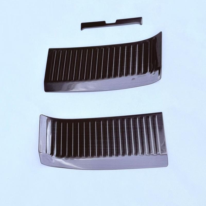 For Honda Passport 2025 2026 Steel Interior Rear Bumper Protector Door Sill Welcome Trunk Tread Plate Molding Accessories