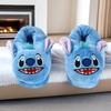 Popular Interstellar Stitch Plush Slippers: Cozy Cartoon Home Footwear for Couples