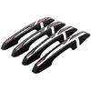 Black Exterior Car Door Handle Cover Trim 8pcs for Land Rover Range Rover Evoque 2012-2018