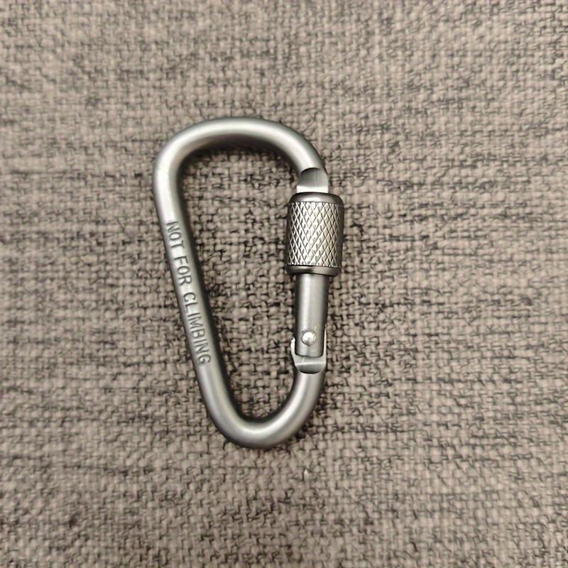 D-shaped Buckle Thickened Outdoor Keychain Buckle Aluminum Alloy Hook Earphone Box Bag Water Bottle Quick Clip