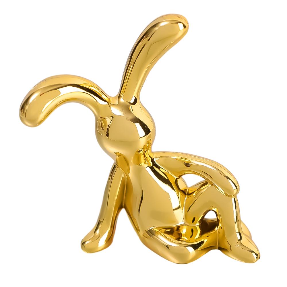 

Автомобильные украшения, гальванизированный мультяшный кролик, креативная поза для сидения, подвеска для центральной консоли, аксессуары для домашнего декора своими руками