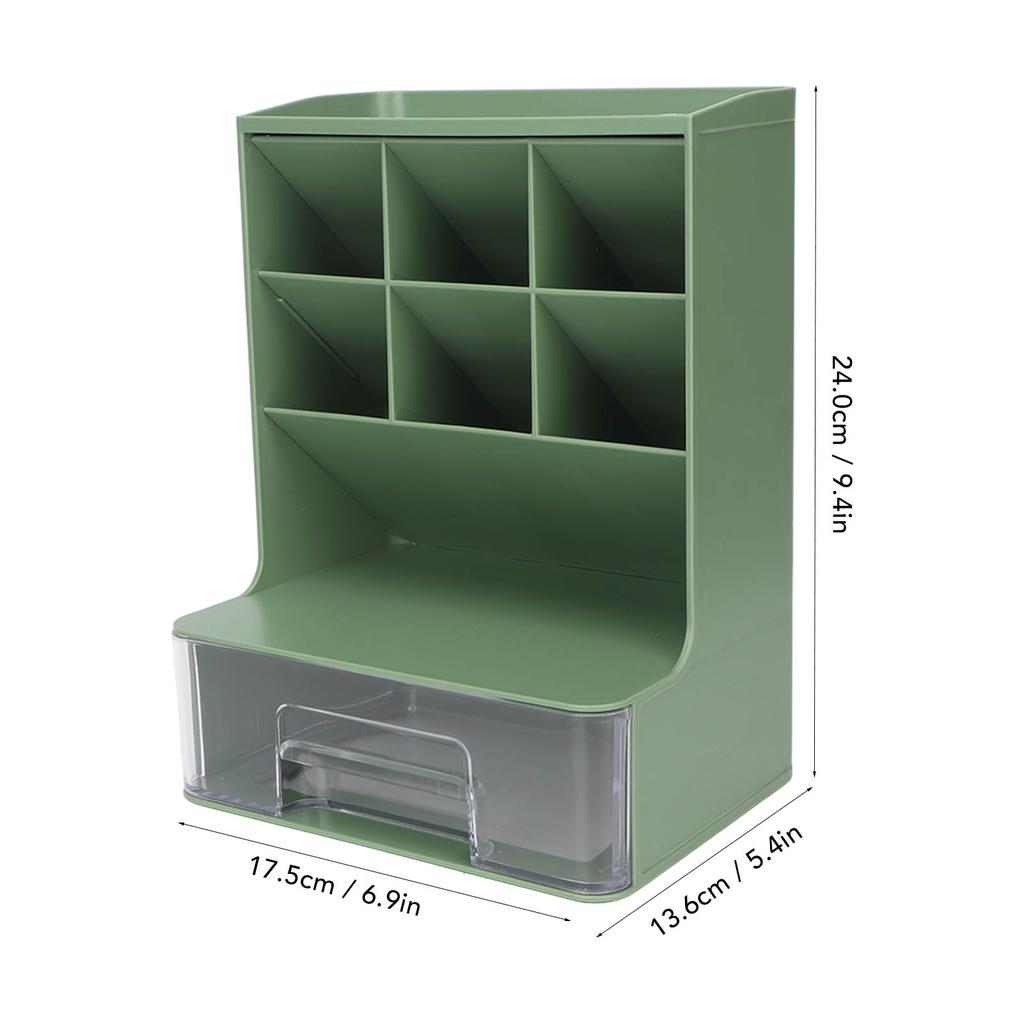 Storage Box Oblique Plug in Design Large Capacity Plastic Pen Holder   Desk Storage Rack