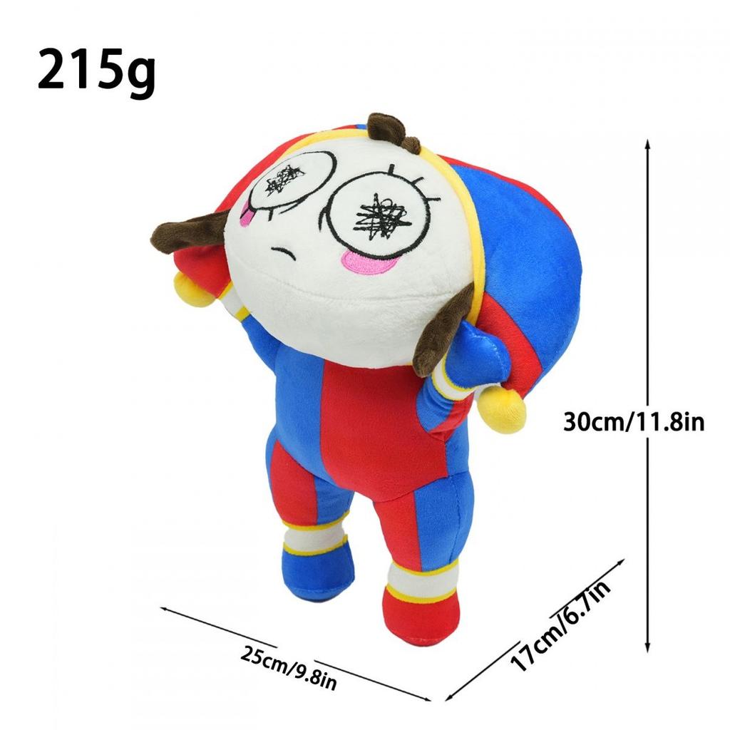 Pomni Plush Toys The Amazing Digital Circus Anime Surrounding Dolls Desktop Decoration Ornament Best Kids Birthday Gift