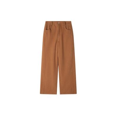 Women's Autumn/Winter High-Waist Wide Leg Denim Pants