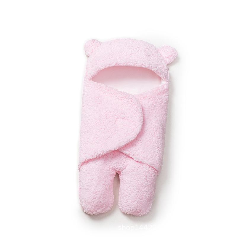 Baby Cushion Season, Thickened Lamb Plush Sleeping Bag, Newborn Baby Quilt, Anti-Kick Quilt, Swaddling Quilt, Anti-Startle