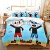 Game Cuphead Mugman 3D Bedding Set Cartoon Anime Duvet Cover Kawaii for Adult Kid Bedroom