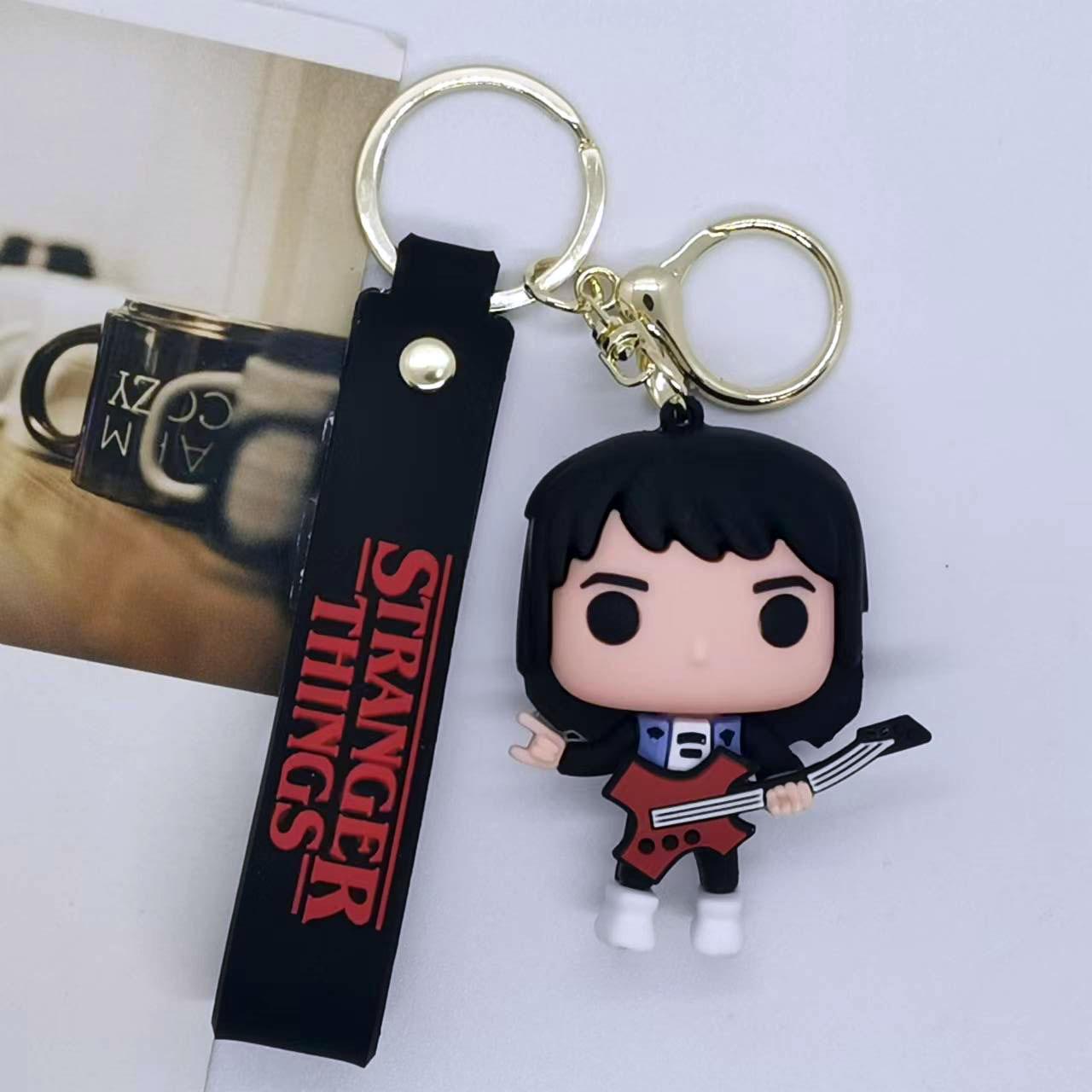 

Stranger Things Cartoon Character Keychain Pendant Accessory OPP Bag