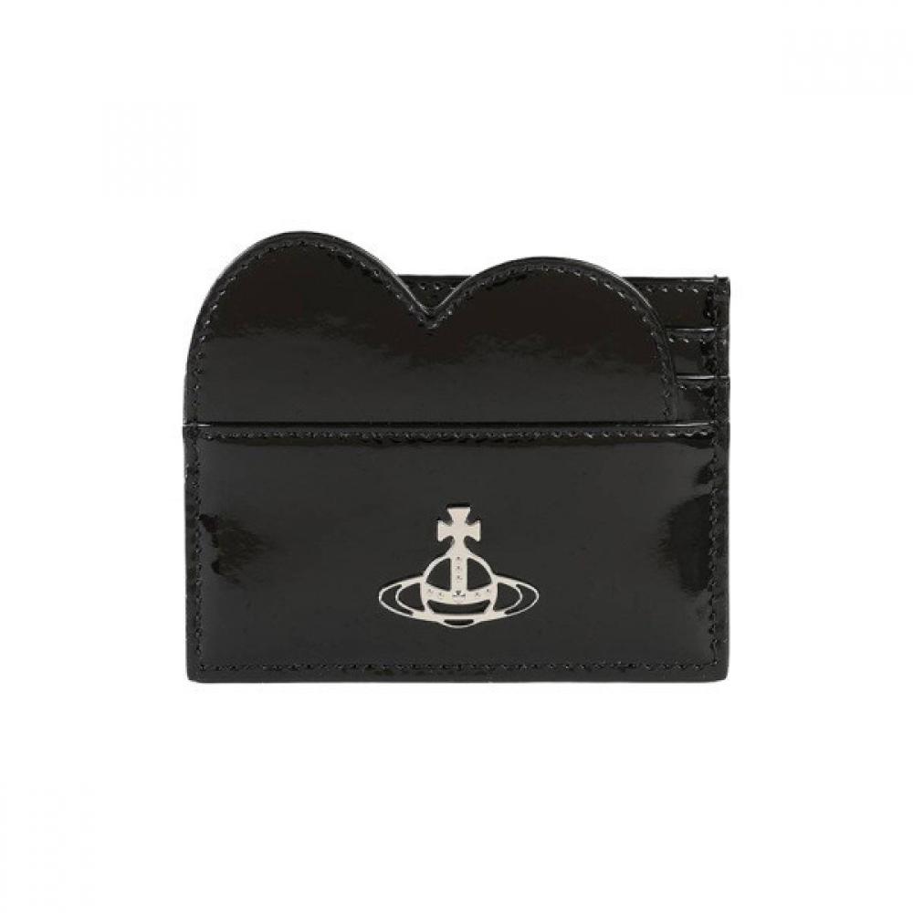 

Vivienne WeStwood Women S Heart Card Wallet Patent 5403000aw L00au N403 one size