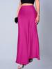European & American Women's Imitation Silk Long Skirt, 2025 Spring/Autumn Collection