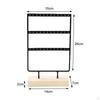 Earring Holder Organizer 3 Tier Durable for Bathroom