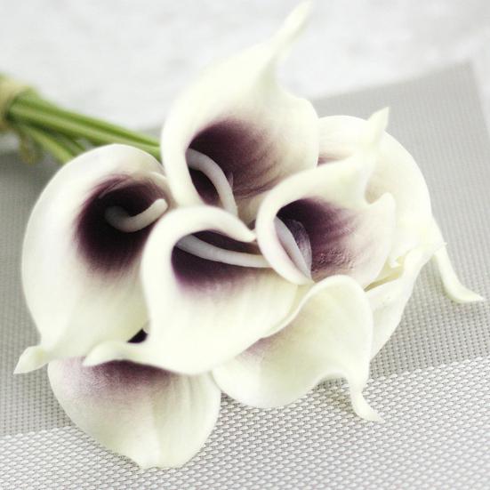 1 Branch Artificial Flower Calla Lily Bridal Bouquet Home Wedding Party Decor