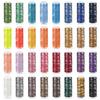 0.65mm Leather Waxed Thread Cord For DIY Handicraft Tool Hand Stitching Thread 25 Meters Round Waxed Sewing Line 32 Colors