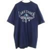 OLD 90s Short Sleeve T-shirt Navy System Single Stitch Men's Used