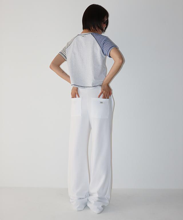 RONRON Low Rise Training Pants White