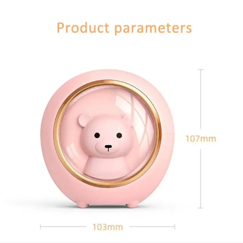 Umidificator USB drăguț pentru animale de companie Space Bear Night Light Car Home Cute Cartoon Gift Umidificator